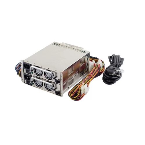  Napajanje ATX Dual redudant 2 x 400W sa dva utična mesta, aktivni PFC, dimenzije (DxŠxV): 220x150x2U (NRA400MV) Cene