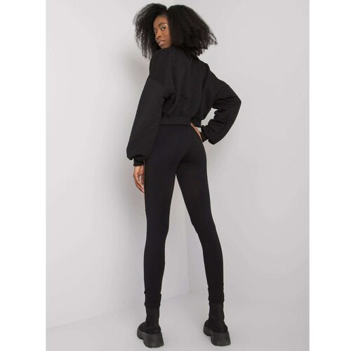 Fashion Hunters Black leggings made of cotton Bruna RUE PARIS Cene