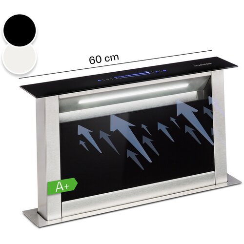 Klarstein Royal Flush Eco, kuhinjska napa, 60 cm, 576 m3/h, A++ Cijene