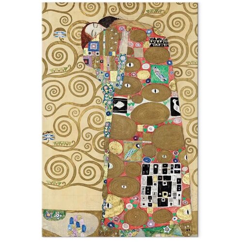  XXL slika - Gustav Klimt &amp;ndash; The Fulfilment 100x150 Slike