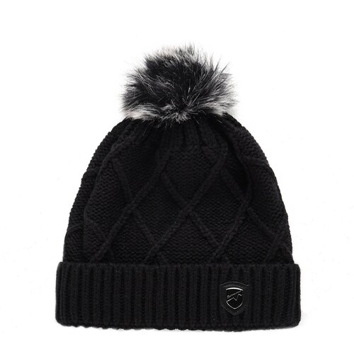 Alpine pro Warm hat with pompom GODERE black Slike