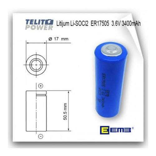 EEMB litijum 3.6V 3400mAh ER17505 ( 342 ) Slike