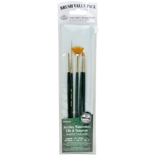 Royal Langnickel White Taklon set četkica Slike