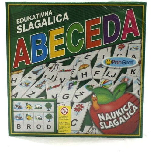 Pan Graf Puzzle edukativna slagalica Abeceda Pangraf #1-AB Slike