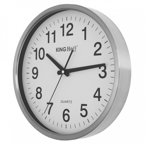 Kinghoff KH-5025 jeklena stenska ura 30cm, (21092669) Cene