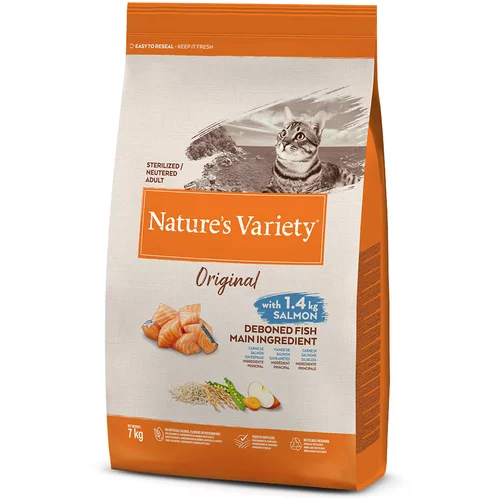 Nature's Variety Original Sterilised z lososom - Varčno pakiranje: 2 x 7 kg