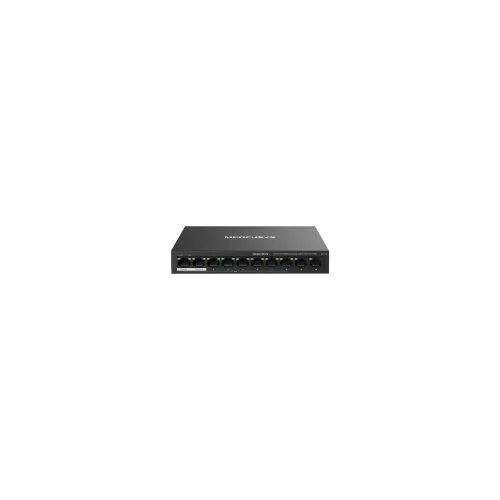  10-Port 10/100Mbps Desktop Switch with 8-Port PoE+PORT: 8× 10/100 Mbps PoE+ Ports, 2× 10/100 Mbps Non-PoE PortsSPEC: Compatible with 802.3af/at PDs, 65 W PoE Power, Desktop Steel Case, Wall MountingFEATURE: Extend Mode for 250m PoE Transmitting,