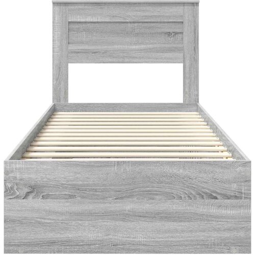  Okvir za krevet s madracem Siva Sonoma 90 x 200 cm Slike