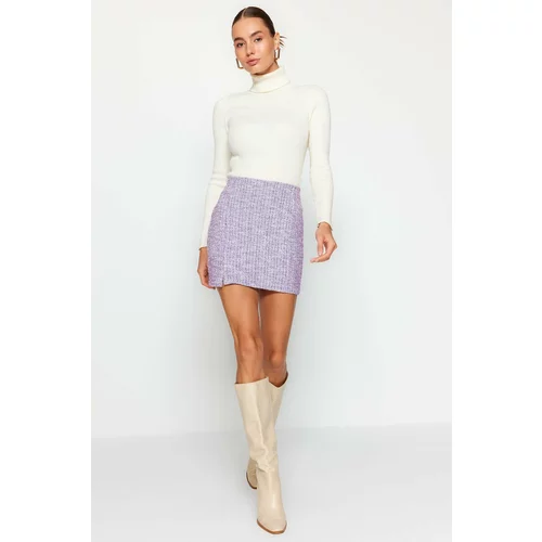 Trendyol Skirt - Purple - Mini