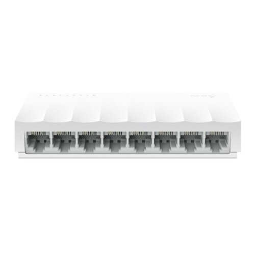 Tp-link SWITCH 8 portni LS1008 LiteWave 8-Port 10/100Mbps Desktop Switch, 8 10/100Mbps RJ45 Ports, Desktop Plastic Case, Green Ethernet technology Cijene