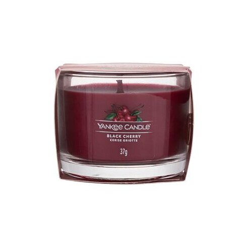 Yankee Candle black Cherry dišeča svečka 37 g unisex Cene