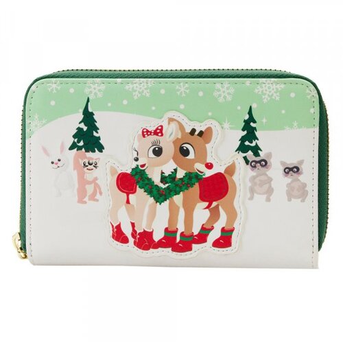 Loungefly rudolph merry couple novčanik, zeleni Slike