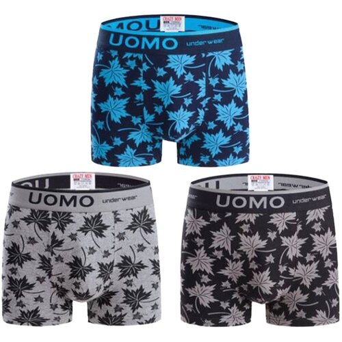 Uomo 3-PACK mo&scaron;ke boksarice Maple Shadow Cene