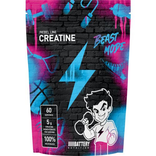 Battery Nutrition Battery REBEL Kreatin, 300 g Cene