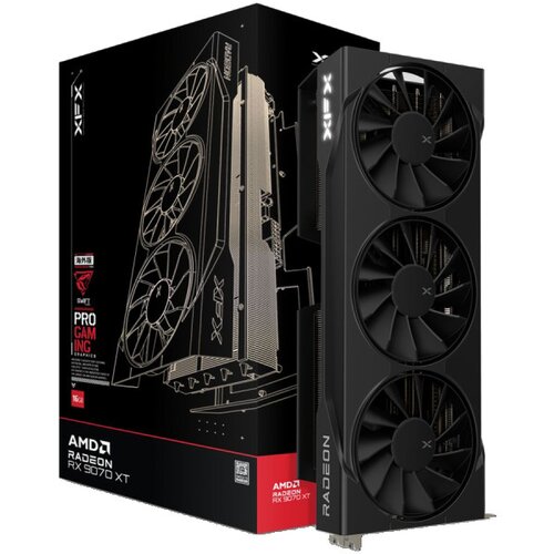 XFX Swift AMD Radeon RX 9070XT Triple fan Gaming Edition with 16GB GDDR6 HDMI 3xDP, AMD RDNA 4 ( RX-97TSWF3B9 ) Cene