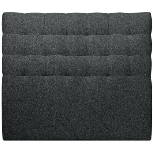 Sommeil de plomb 135 cm oblazinjeno vzglavje - črna Blago Oblazinjena kodrasti učinek, (21612990) Cene