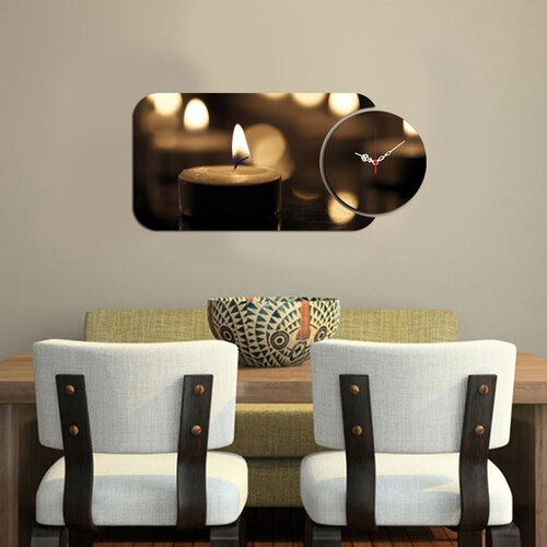 Wallity Zidni sat YMS-38, 68x32 cm, 2 dijela Cene