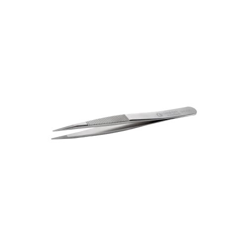 Ideal Tek Precizna pinceta - nazubljene ručke - vrhovi: ravni, debeli, jaki, nazubljeni, visokokvalitetna obrada. DULJINA: 120mm - 4.72&amp;amp;quot, 00D.SA.0.IT precizne pincete 1 komad 00D 120 mm Slike
