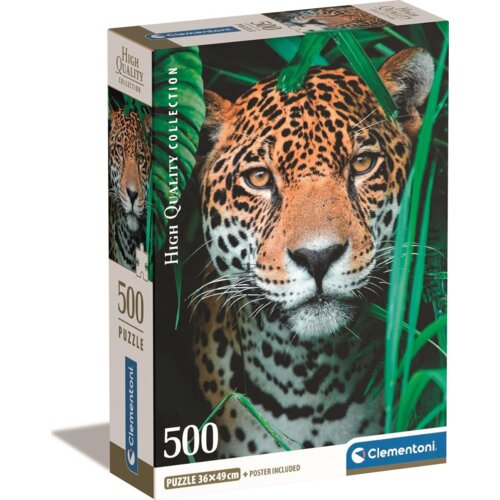 Clementoni High Quality Collection Jaguar in the Jungle Slagalica 500 kom Životinje Slike