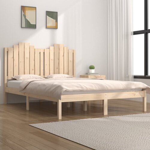 vidaXL Okvir za krevet od masivne borovine 135 x 190 cm bračni Cijene