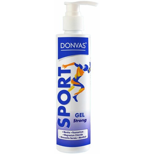 Donvas sport gel strong, 200ml + gratis soda bikarbona prečišćena, 180g Slike