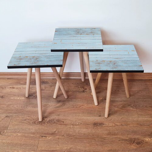 Hanah home set stolića za kafu 3Shp119, 3 dijela, šareni Cene