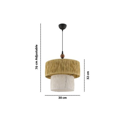 Opviq Luster Kat W White Camel Brown Slike