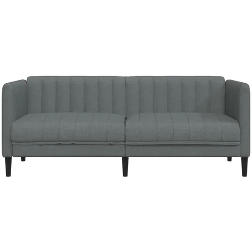 MAISON CHIC kavč - Sofa - Kanape dvosed temno siva tkanina, (21726484)