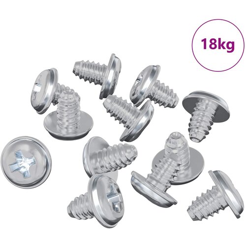 vidaXL Zaklepni vijaki 19149 pcs srebrna elezo, (5000163814) Cene