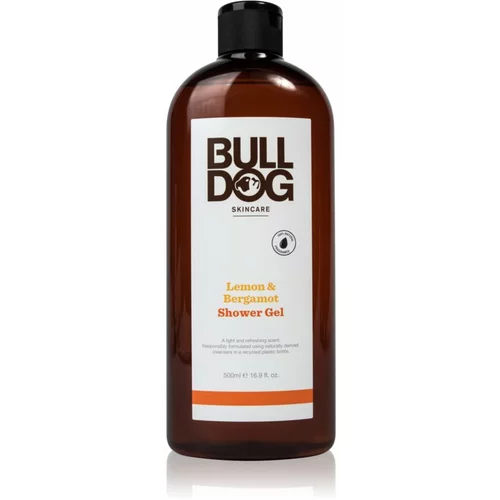 Bull Dog Lemon & Bergamot gel za prhanje za moške 500 ml