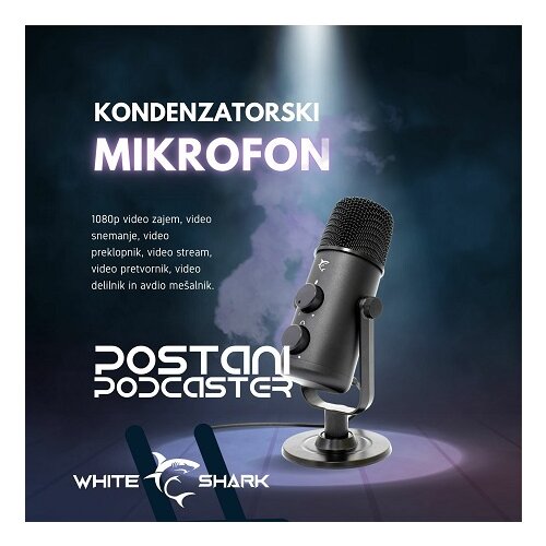 White Shark Nagara DSM-02 mikrofon Cene