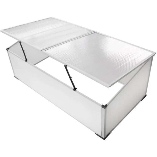 VidaXL plastenik s Dva Poklopca 110x55x41 cm Slike