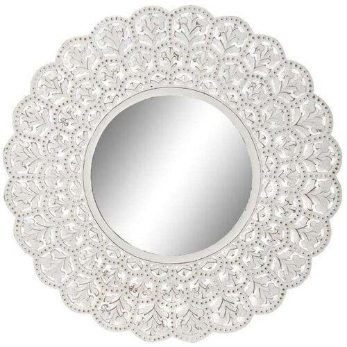  Zidno ogledalo Home ESPRIT Bijela Indijac Decapé 89 x 2 x 89 cm Cijene