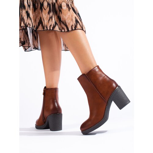 SHELOVET Classic brown Helovet ankle boots Slike