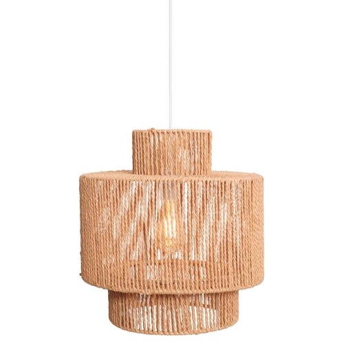 MAXLIGHT P0586 - Visilica na sajli LABRIZ 1xE27/15W/230V prečnik 35 cm bež Slike