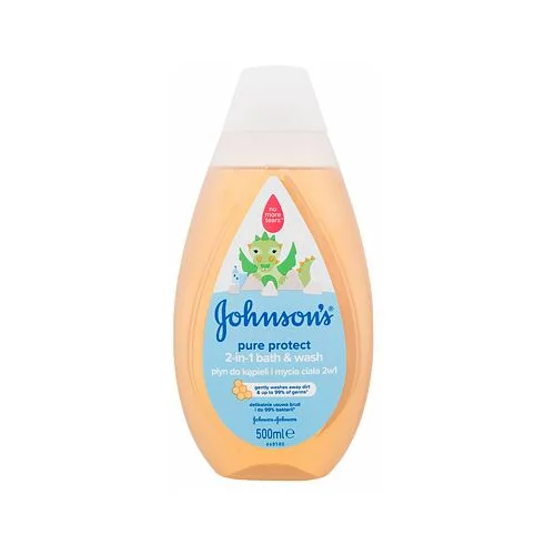 Johnsons Kids Pure Protect 2-in-1 Bath & Wash gel za tuširanje 500 ml za djecu