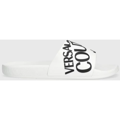 Versace Jeans Couture Natikače Slide za muškarce, boja: bijela, 76YA3SQ1 71352 003