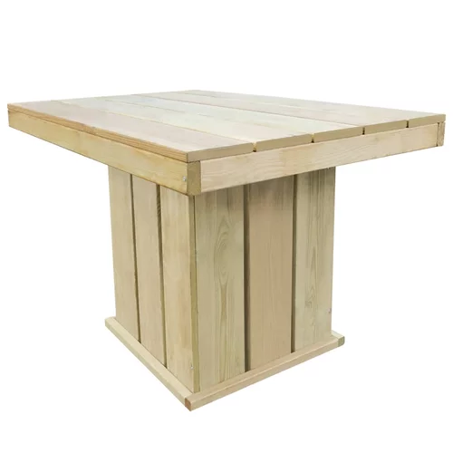 vidaXL Vrtni stol od impregnirane borovine 110 x 75 x 74 cm