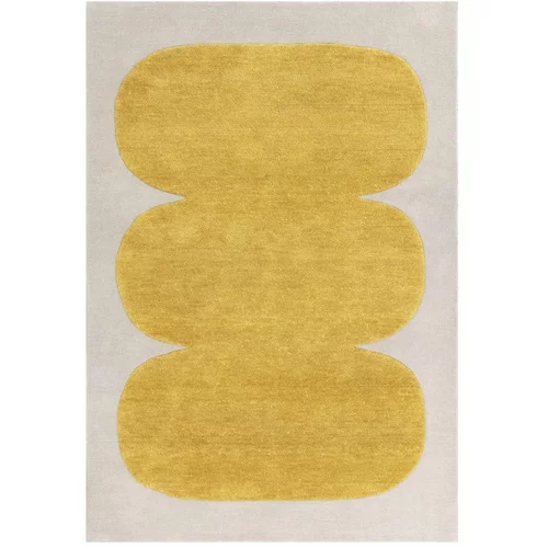 Asiatic Carpets Oker žuti ručno rađen vuneni tepih 120x170 cm Canvas –
