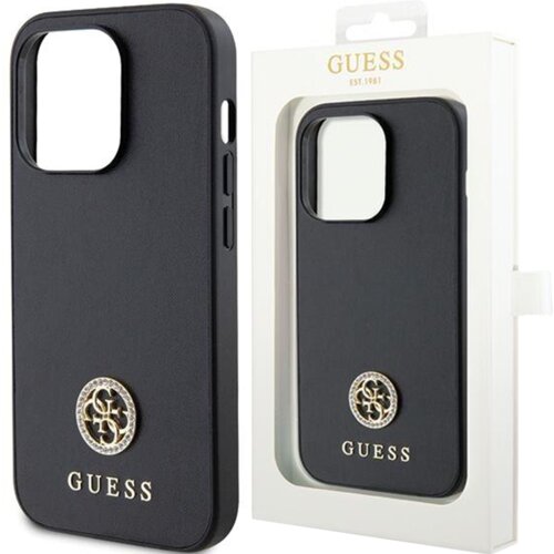 Guess HARDCASE IPHONE 15 PLUS 6.7 ČRN OVITEK OVITEK STRAT KOVINSKI LOGO, (21834104) Cene
