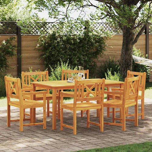 VidaXL vrtni stoli 6 kos 56x55.5x90 cm trden les akacija Slike
