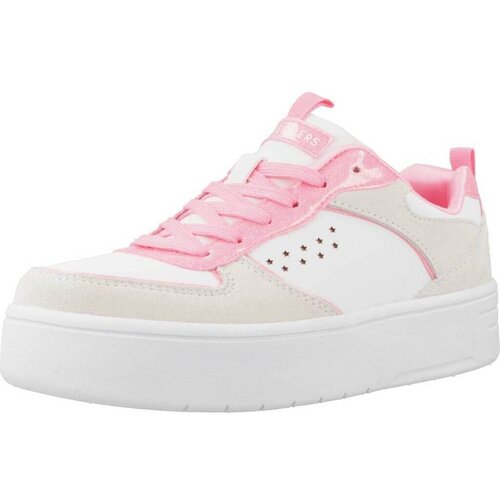 Skechers Modne superge COURT HIGH - GLITTER SPLASH Bela Slike