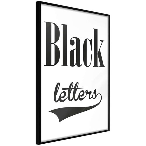  Poster - Black Lettering 40x60 Cijene