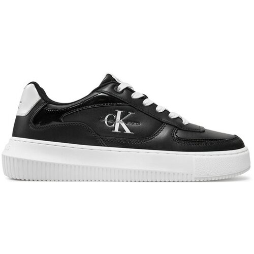 Calvin Klein Jeans Kožne tenisice CHUNKY CUPSOLE boja: crna, YW0YW01410 Slike