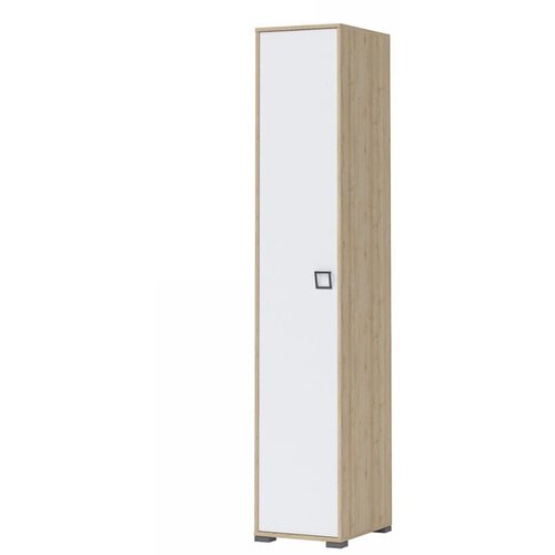 Klun ENODELNA GARDEROBNA OMARA KIKI 198CM (VE� BARV)-Bela-Bukev Cene