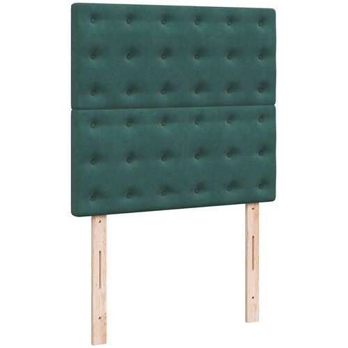  Okvir kreveta s madracima tamnozeleni 80x200cm bar&amp;scaron;unasti Slike