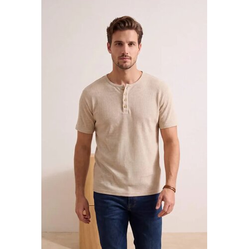 Trendyol Muška majica Tmnss26Ts00036, Bež Cene