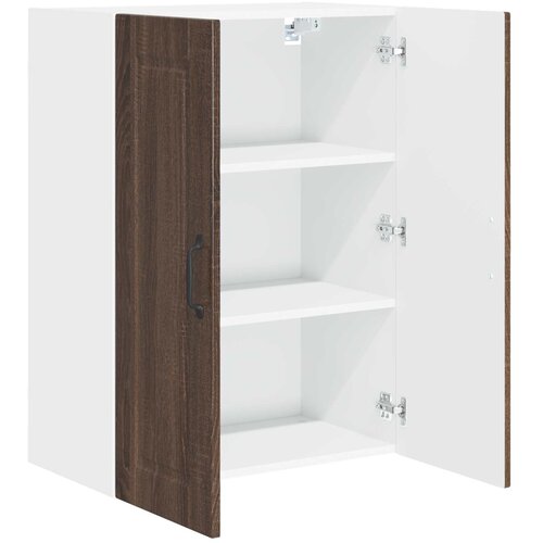  Ormar za Zid Smeđi hrast 60 x 31 x 80 cm Konstruirano drvo Slike