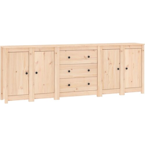 Maison Chic Komoda - Predalnik - Oprema 230x35x80 cm trdna borovina, (21716751) Slike