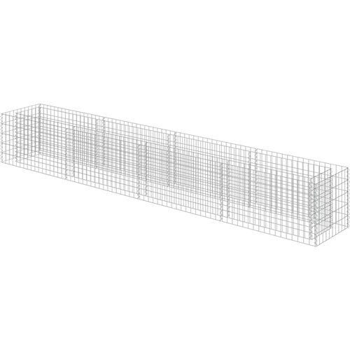  Gabionska sadilica od pocinčanog čelika 360 x 50 x 50 cm Slike